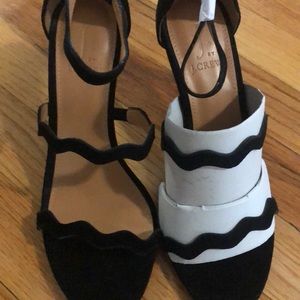 Size 7 1/2 J Crew heels.